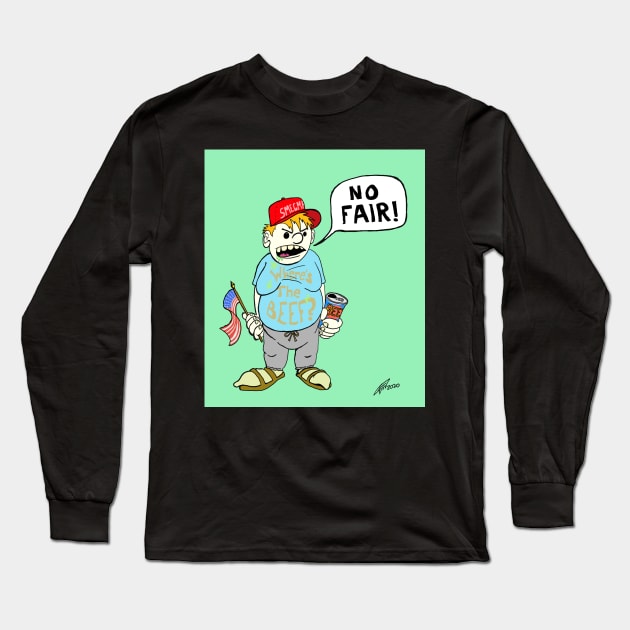 No Fair Long Sleeve T-Shirt by Corey Has Issues